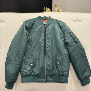 Brooklyn Cloth Men's Teal Bomber Jacket